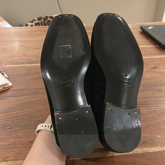 Gallipop GG Velvet Gucci Loafers - Picture 2 of 8